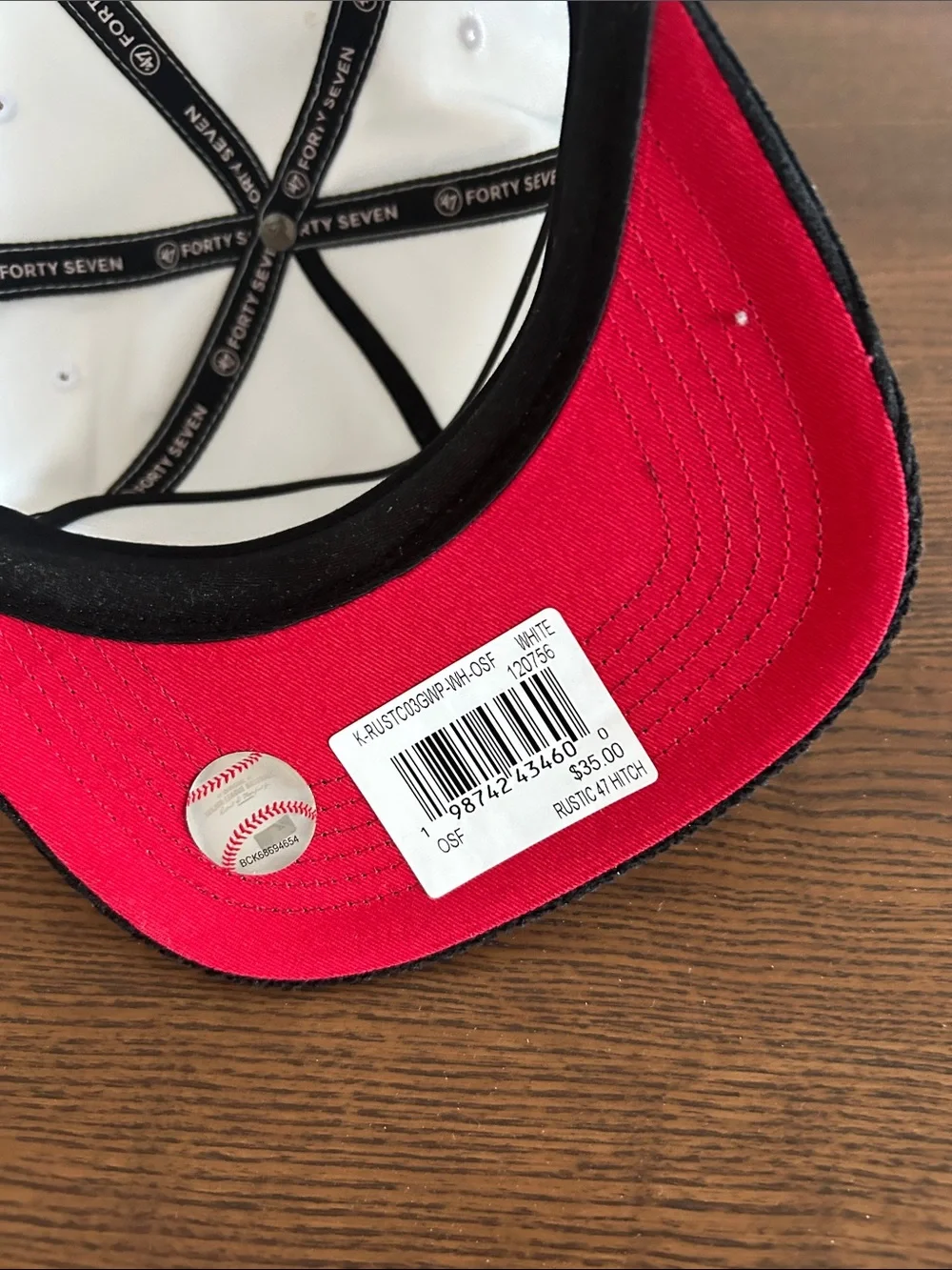 '47 Chicago Bulls Two-Tone Rope Cap — White, Black, Red